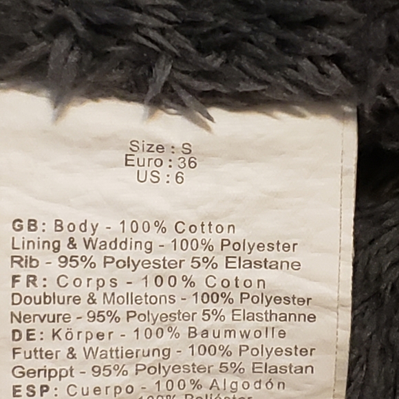 SOLD Bench Dark Gray Faux Fur Lined Utility Jacket - Picture 12 of 16